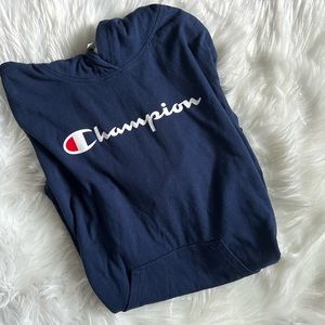 Lk New! Blue Champion Sweatshirt Hoodie